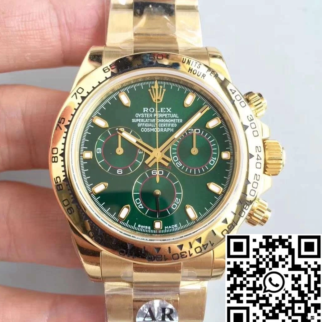 Rolex Cosmograph Dial 116508 Green Factory Daytona AR 0912